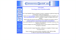 Desktop Screenshot of elettrotermicagandolfi.it